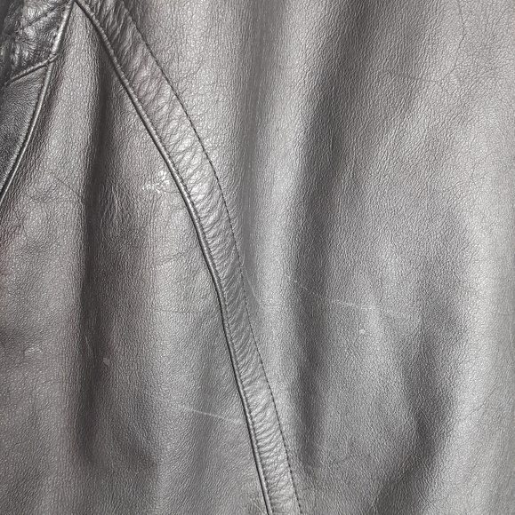 💥 EUC Men's Midway Genuine Leather Jacket, Medium - Picture 6 of 11